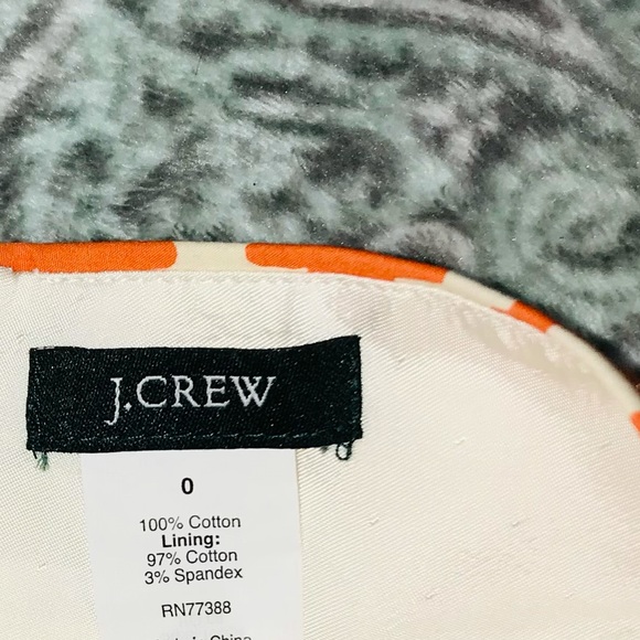 J. Crew Orange Skirt - Picture 3 of 9